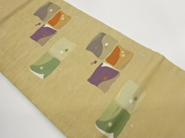 JAPANESE NAGOYA OBI / WOVEN ABSTRACT